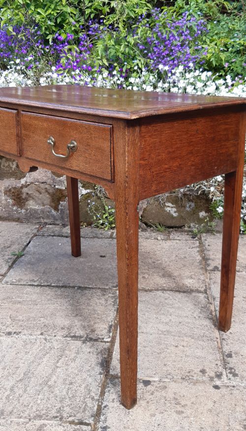GEORGIAN OAK SIDE TABLE - ADDITIONAL PHOTO 4