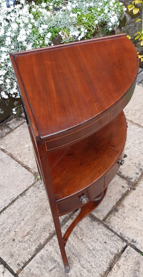 GEORGIAN MAHOGANY CORNER TABLE - ADDITIONAL PHOTO 5