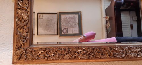 19TH CENTURY GILTWOOD OVERMANTLE MIRROR - ADDITIONAL PHOTO 5