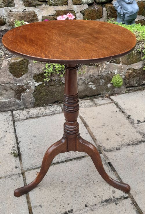 oak tripod wine table early 19th century - CATEGORY: ANTIQUE TABLES - DATED 19TH CENTURY