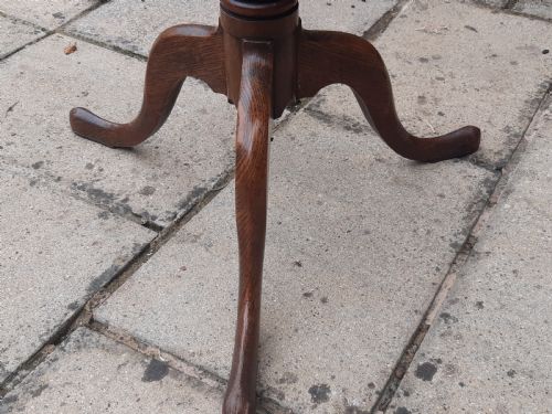 OAK TRIPOD WINE TABLE EARLY 19TH CENTURY - ADDITIONAL PHOTO 6