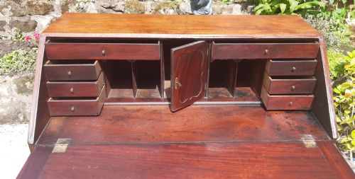 18TH CENTURY MAHOGANY GEORGIAN BUREAU EXCELLENT QUALITY - ADDITIONAL PHOTO 11
