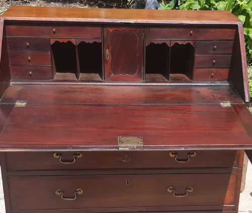 18TH CENTURY MAHOGANY GEORGIAN BUREAU EXCELLENT QUALITY - ADDITIONAL PHOTO 12