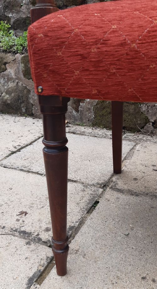 REGENCY MAHOGANY DESK CHAIR - ADDITIONAL PHOTO 2