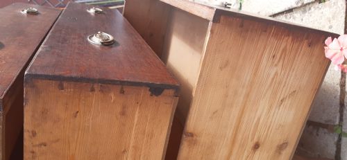 GEORGIAN OAK CHEST OF DRAWERS - ADDITIONAL PHOTO 4