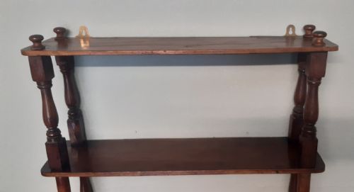 MAHOGANY WALL SHELVES - ADDITIONAL PHOTO 6