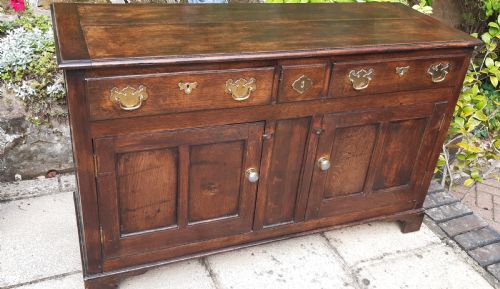 OAK DRESSER BASE - ADDITIONAL PHOTO 2