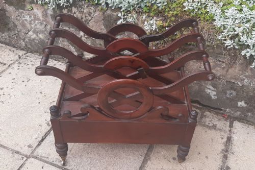 EARLY 19TH CENTURY MAHOGANY CANTERBURY - ADDITIONAL PHOTO 1