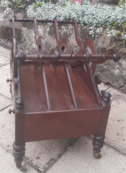 EARLY 19TH CENTURY MAHOGANY CANTERBURY - ADDITIONAL PHOTO 4