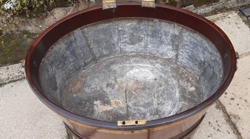 GEORGIAN MAHOGANY OVAL WINE COOLER - ADDITIONAL PHOTO 8