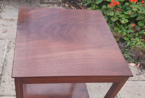 MAHOGANY BEDSIDE TABLE - ADDITIONAL PHOTO 6