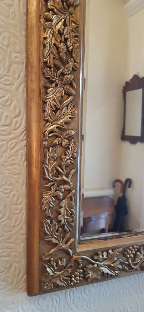 19TH CENTURY GILTWOOD OVERMANTLE MIRROR - ADDITIONAL PHOTO 1