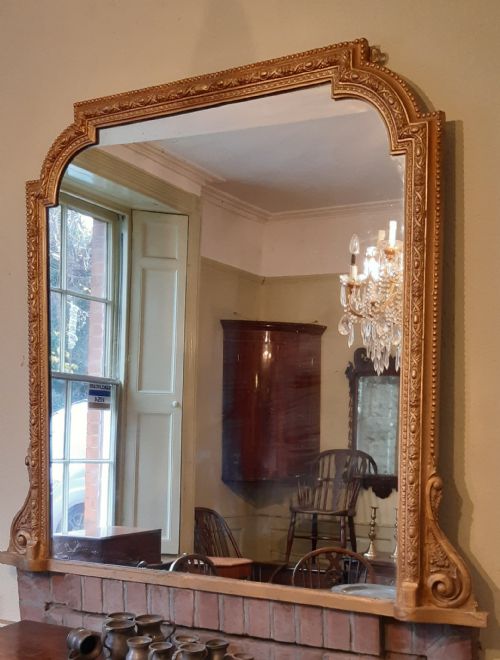 VICTORIAN GILT OVERMANTLE - ADDITIONAL PHOTO 2