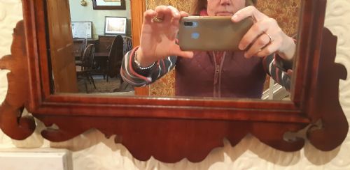 SMALL GEORGIAN FRET MIRROR - ADDITIONAL PHOTO 1