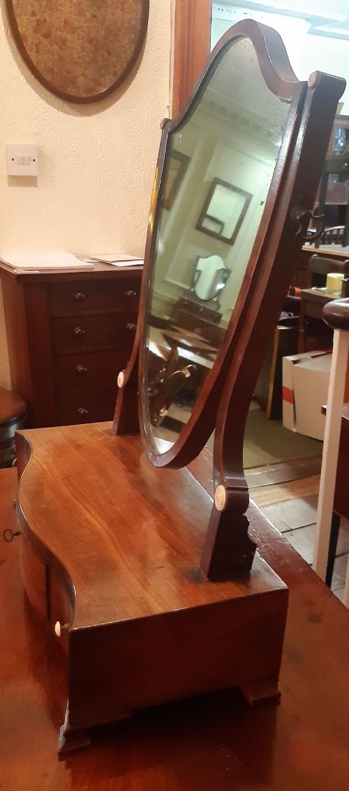 SERPENTINE FRONT TOILET MIRROR - ADDITIONAL PHOTO 4
