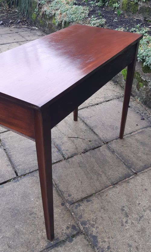GEORGIAN MAHOGANY SIDE TABLE - ADDITIONAL PHOTO 5