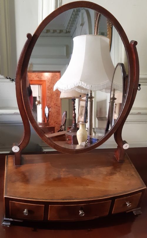 GEORGIAN 18TH CENTURY TOILET DRESSING MIRROR - ADDITIONAL PHOTO 6
