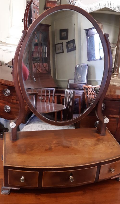GEORGIAN 18TH CENTURY TOILET DRESSING MIRROR - ADDITIONAL PHOTO 7
