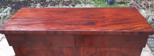 MAHOGANY SIDE CABINET CHIFFONIER CUPBOARD - ADDITIONAL PHOTO 2
