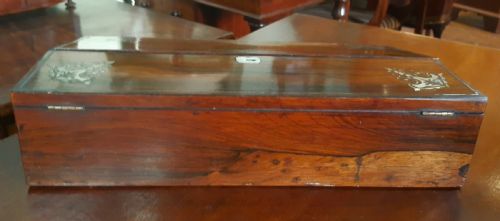 ROSEWOOD WRITING BOX SLOPE - ADDITIONAL PHOTO 6