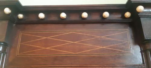 REGENCY PIER WALL MIRROR MAHOGANY - ADDITIONAL PHOTO 2