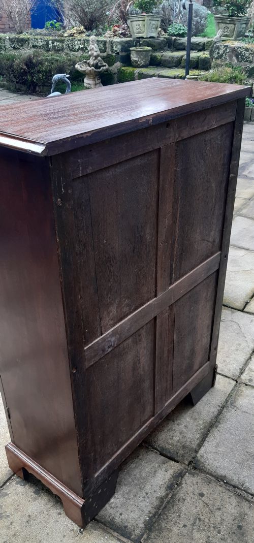 SMALL GEORGIAN GLAZED BOOKCASE - ADDITIONAL PHOTO 9