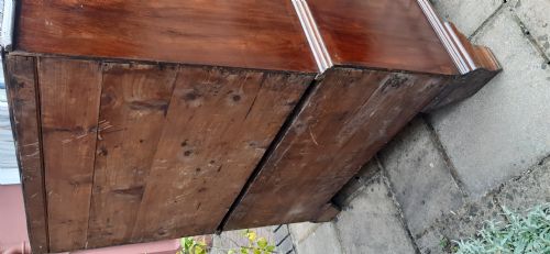 A RARE SIZED GEORGIAN CHEST ON CHEST - ADDITIONAL PHOTO 13