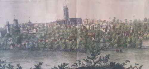 PRINT BUCK SOUTH EAST PROSPECT OF WARWICK - ADDITIONAL PHOTO 3