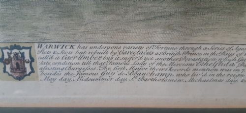 PRINT BUCK SOUTH EAST PROSPECT OF WARWICK - ADDITIONAL PHOTO 4
