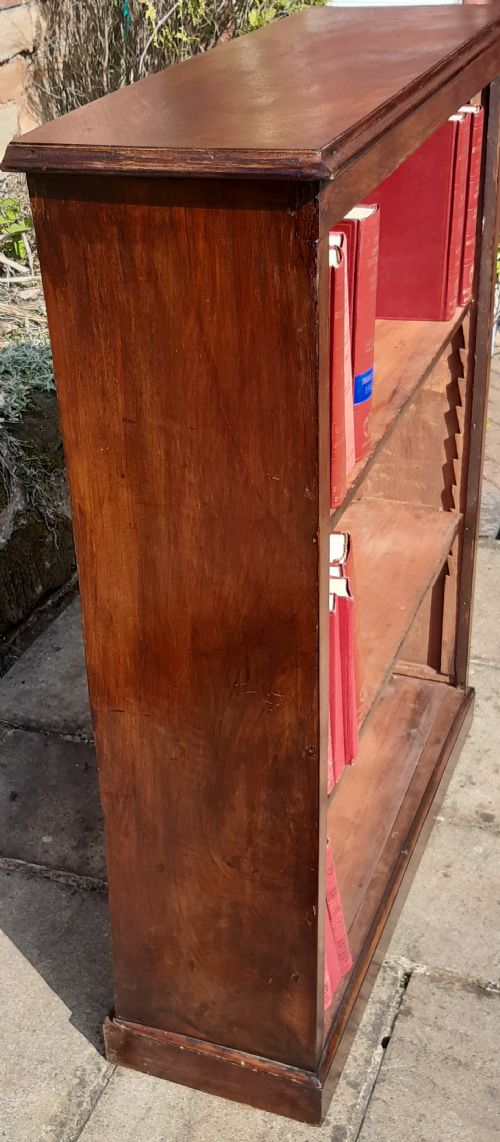 MAHOGANY BOOKCASE OPEN - ADDITIONAL PHOTO 5