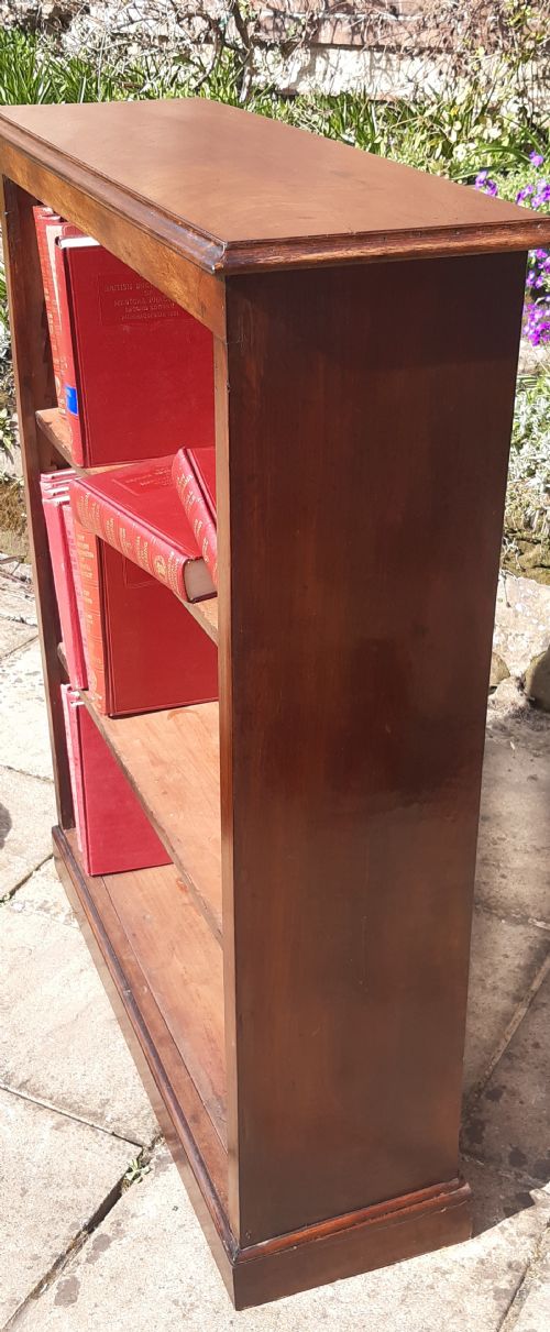 MAHOGANY BOOKCASE OPEN - ADDITIONAL PHOTO 6