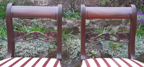 SET OF FOUR REGENCY CHAIRS - ADDITIONAL PHOTO 2
