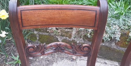SET OF FOUR REGENCY CHAIRS - ADDITIONAL PHOTO 3