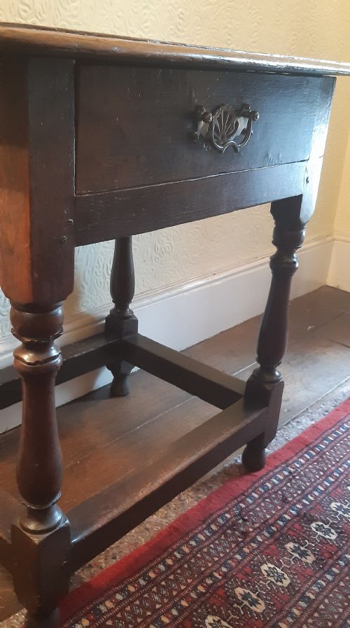 SMALL OAK LOW TABLE - ADDITIONAL PHOTO 8
