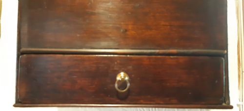 GEORGIAN OAK SALT OR CANDLE BOX - ADDITIONAL PHOTO 5