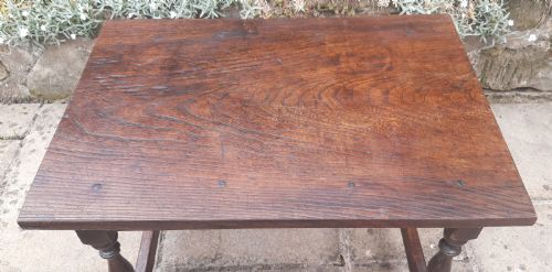 SMALL LOW COFFEE TABLE OAK AND ELM - ADDITIONAL PHOTO 1