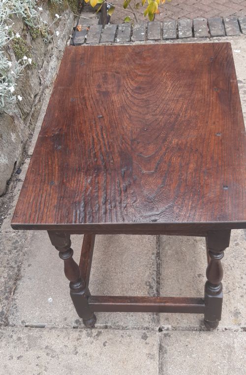 SMALL LOW COFFEE TABLE OAK AND ELM - ADDITIONAL PHOTO 2