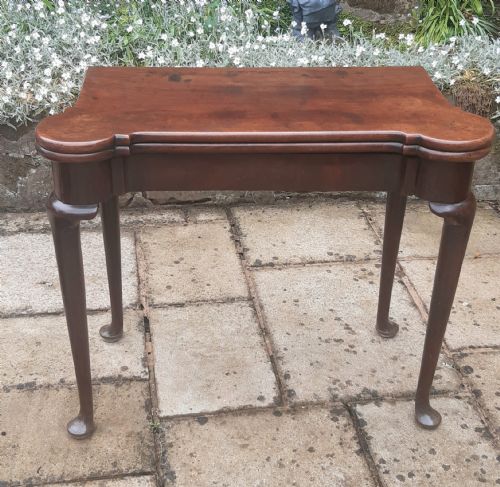 GEORGIAN MAHOGANY CARD TABLE - ADDITIONAL PHOTO 10