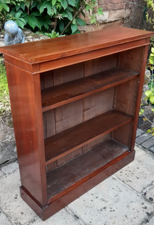 OPEN BOOKCASE MAHOGANY ADJUSTABLE - ADDITIONAL PHOTO 4