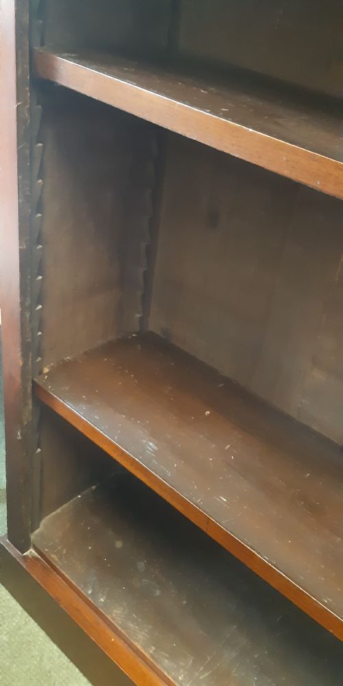 OPEN BOOKCASE MAHOGANY ADJUSTABLE - ADDITIONAL PHOTO 5