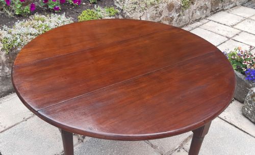 SUPER SMALL PAD FOOT DROP LEAF MAHOGANY DINING TABLE - ADDITIONAL PHOTO 8