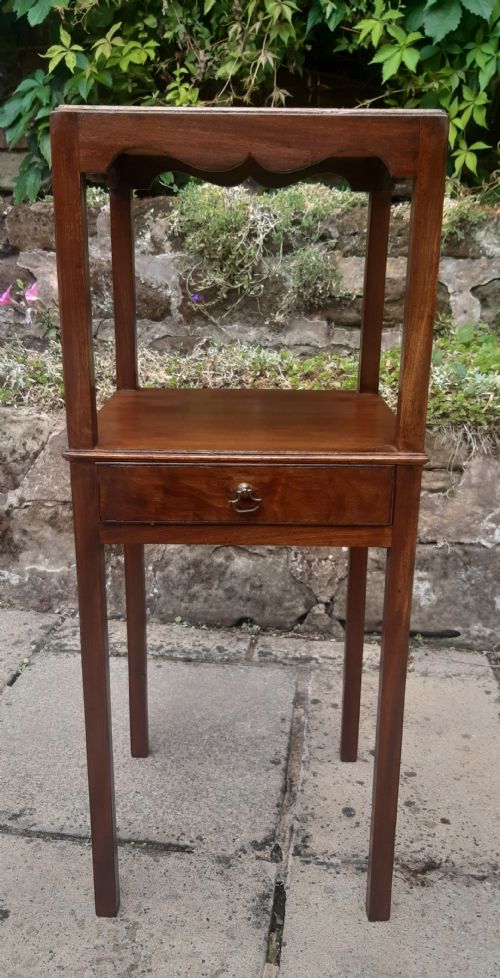 BEDSIDE TABLE GEORGIAN MAHOGANY - ADDITIONAL PHOTO 1