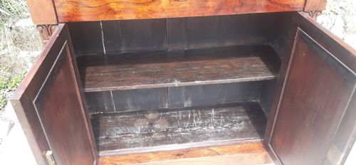 ROSEWOOD SIDE CABINET CHIFFONIER - ADDITIONAL PHOTO 3