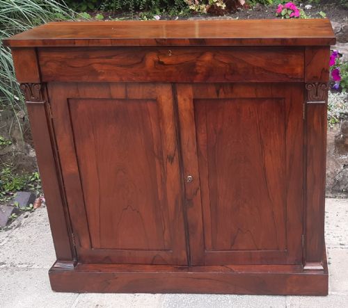 ROSEWOOD SIDE CABINET CHIFFONIER - ADDITIONAL PHOTO 5