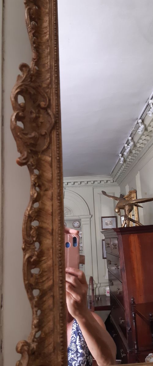 GILT GILTWOOD MIRROR - ADDITIONAL PHOTO 2