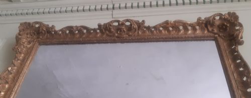 GILT GILTWOOD MIRROR - ADDITIONAL PHOTO 6