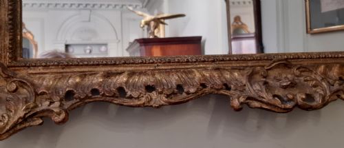 GILT GILTWOOD MIRROR - ADDITIONAL PHOTO 1