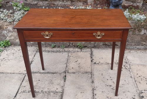 mahogany side table georgian - CATEGORY: ANTIQUE TABLES - DATED 1800