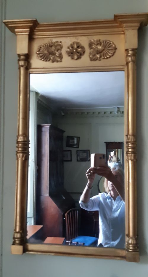 gilt pier mirror regency - CATEGORY: ANTIQUE MIRRORS - DATED REGENCY