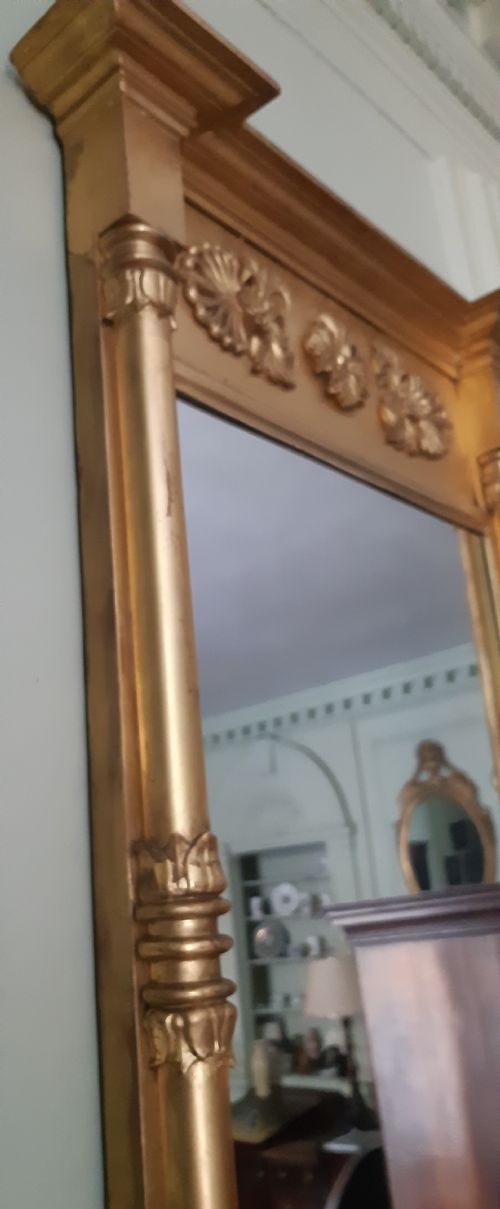 GILT PIER MIRROR REGENCY - ADDITIONAL PHOTO 3